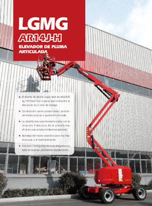 Knikarmhoogwerkers op wielen LGMG  AR14J-H