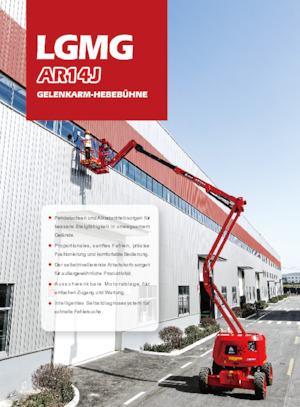 Knikarmhoogwerkers op wielen LGMG  AR14J