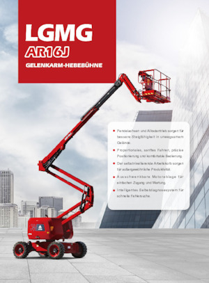 Knikarmhoogwerkers op wielen LGMG  AR16J