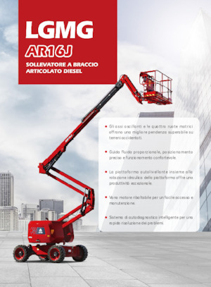 Knikarmhoogwerkers op wielen LGMG  AR16J