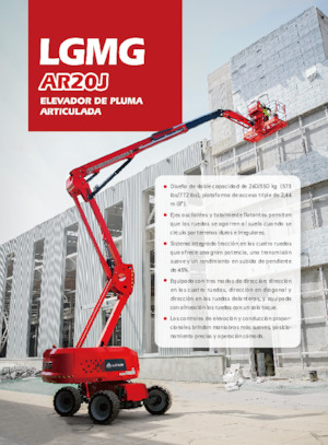 Knikarmhoogwerkers op wielen LGMG  AR20J