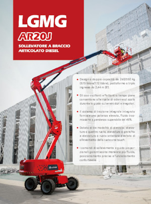 Knikarmhoogwerkers op wielen LGMG  AR20J