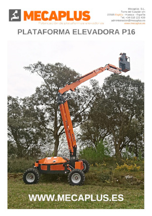 Knikarmhoogwerkers op wielen Mecaplús P16