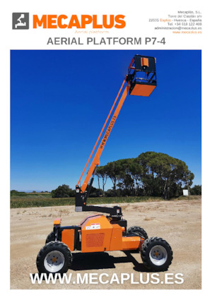 Knikarmhoogwerkers op wielen Mecaplús P7-4