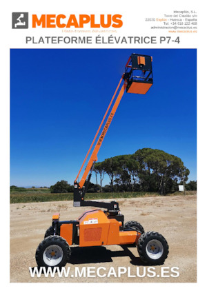 Knikarmhoogwerkers op wielen Mecaplús P7-4