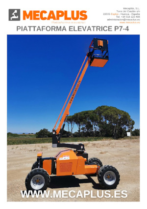Knikarmhoogwerkers op wielen Mecaplús P7-4