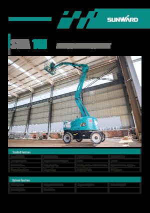 Knikarmhoogwerkers op wielen Sunward SWA16J