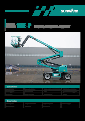 Knikarmhoogwerkers op wielen Sunward SWA18JE-P