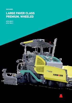 Verrijdbare asfalteermachine Ammann AFW 600-3