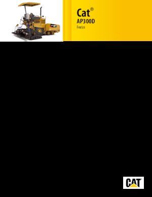 Verrijdbare asfalteermachine Caterpillar AP300D