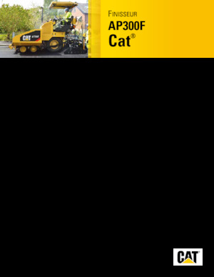 Verrijdbare asfalteermachine Caterpillar AP300F