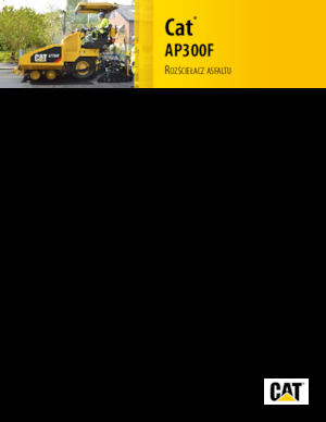 Verrijdbare asfalteermachine Caterpillar AP300F