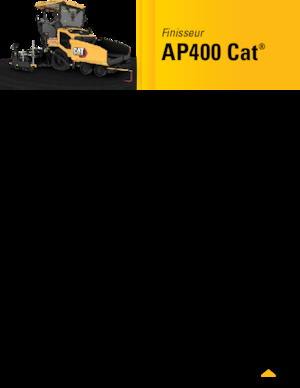 Verrijdbare asfalteermachine Caterpillar AP400