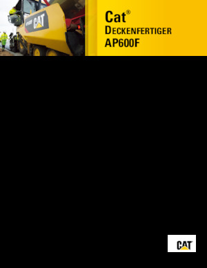 Verrijdbare asfalteermachine Caterpillar AP600F