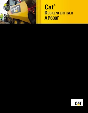 Verrijdbare asfalteermachine Caterpillar AP600F