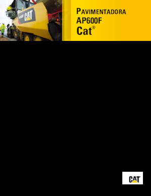 Verrijdbare asfalteermachine Caterpillar AP600F