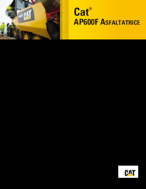 Verrijdbare asfalteermachine Caterpillar AP600F