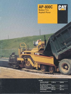 Verrijdbare asfalteermachine Caterpillar AP800C
