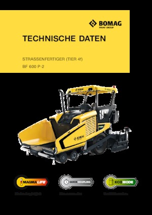 Verrijdbare asfalteermachine Bomag BF 600 P-2 S 600