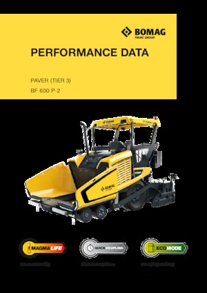 Verrijdbare asfalteermachine Bomag BF 600 P-2 S 600