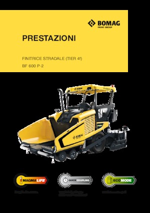 Verrijdbare asfalteermachine Bomag BF 600 P-2 S 500