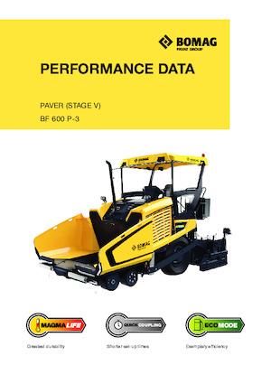 Verrijdbare asfalteermachine Bomag BF 600 P-3 S 600