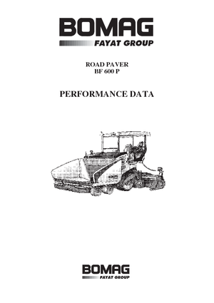 Verrijdbare asfalteermachine Bomag BF 600 P-HSE