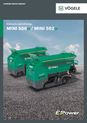 Verrijdbare asfalteermachine Vögele Mini 502e