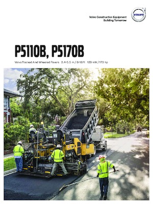 Verrijdbare asfalteermachine Volvo P5170B
