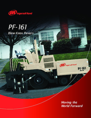 Verrijdbare asfalteermachine Blaw-Knox PF 161