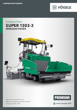 Verrijdbare asfalteermachine Vögele Super 1303-3