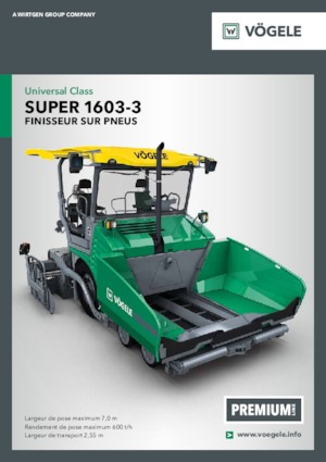 Verrijdbare asfalteermachine Vögele Super 1603-3