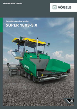 Verrijdbare asfalteermachine Vögele Super 1803-5 X