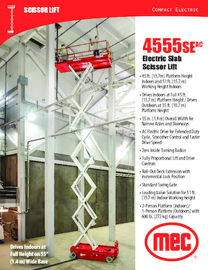 Verrijdbare schaarliften MEC 4555SEAC Compact