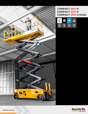 Verrijdbare schaarliften Haulotte COMPACT 3947 E Dual