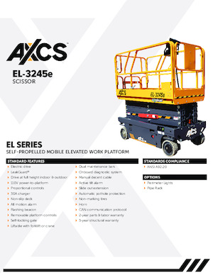 Verrijdbare schaarliften AXCS EL-3245e