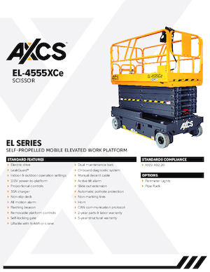 Verrijdbare schaarliften AXCS EL-4555XCe