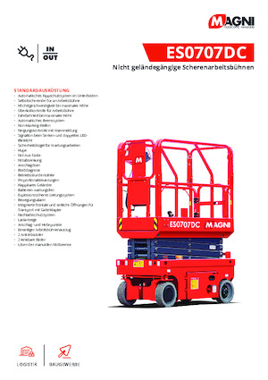 Verrijdbare schaarliften MAGNI ES0707DC