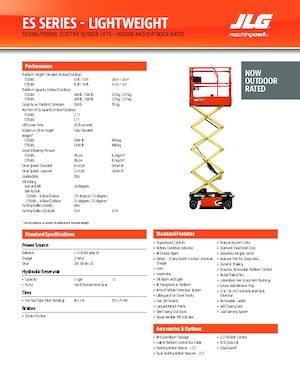 Verrijdbare schaarliften JLG ES1330L