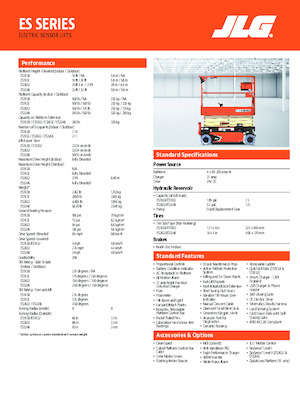 Verrijdbare schaarliften JLG ES2632