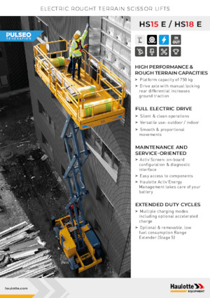 Verrijdbare schaarliften Haulotte HS18E