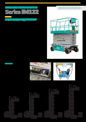 Verrijdbare schaarliften Imer IM 8122