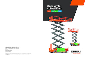 Verrijdbare schaarliften Dingli JCPT1523DCB