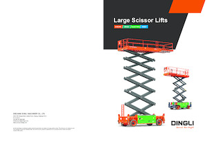 Verrijdbare schaarliften Dingli JCPT1923RTL