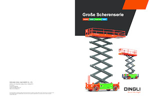 Verrijdbare schaarliften Dingli JCPT3225DC