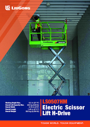 Verrijdbare schaarliften Liugong LS0507HM