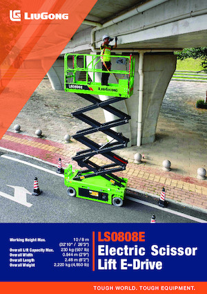 Verrijdbare schaarliften Liugong LS0808E