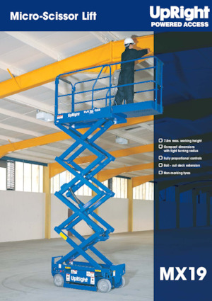 Verrijdbare schaarliften UpRight MX 19