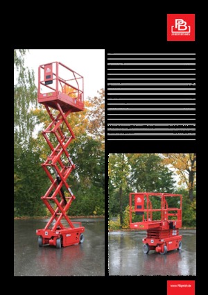 Verrijdbare schaarliften PB PB ECo S78-7EC