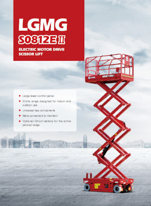 Verrijdbare schaarliften LGMG  S0812EII-Li